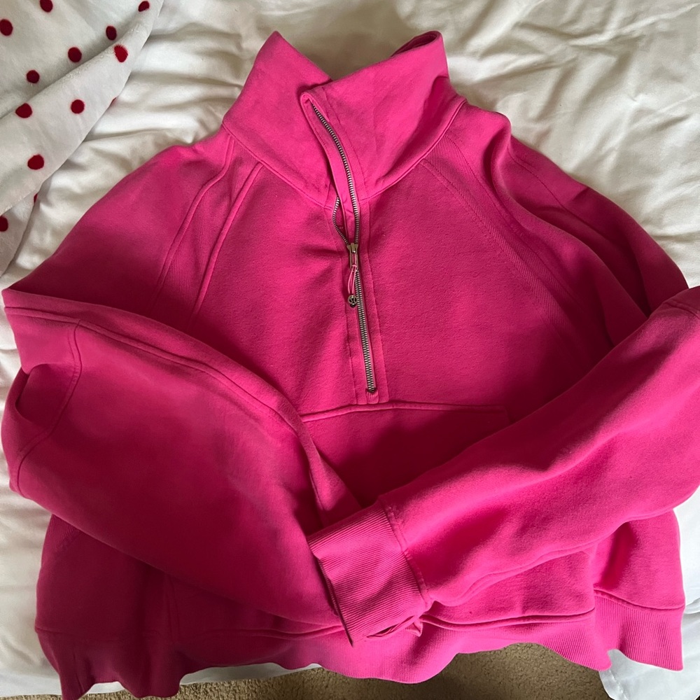 Lululemon oversized funnel neck half zip scuba